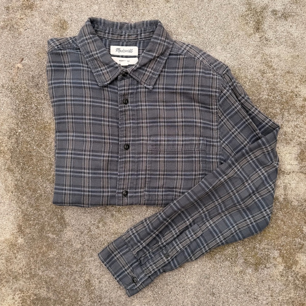 Madewell Plaid Button-Up Shirt